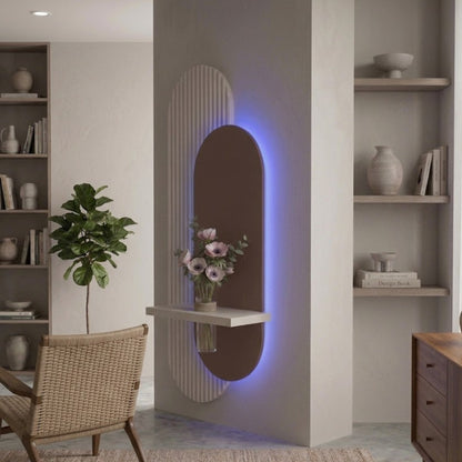 Modern Ledli Duvar Tablosu | Dekoratif Panel | Gizli Aydınlatmalı | Özel Dokulu